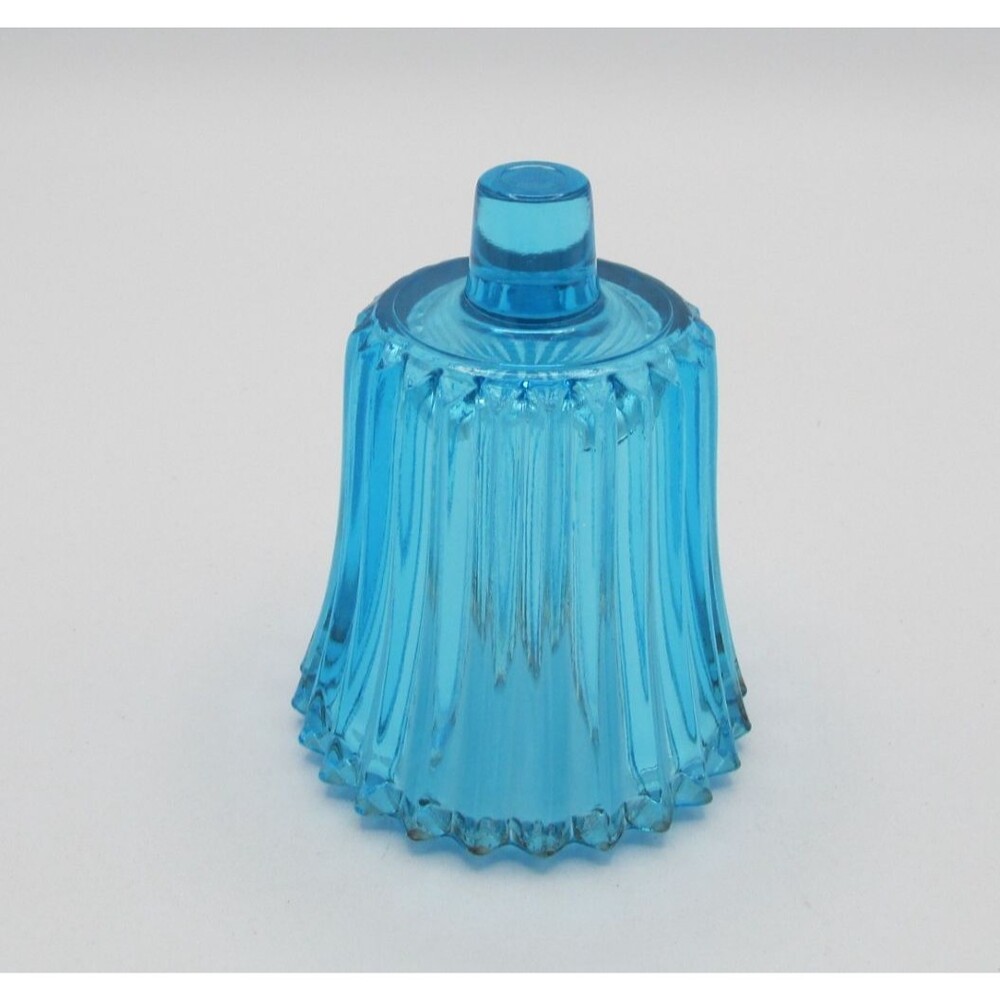 Vtg Aqua Blue Ribbed Sawtooth Glass Votive Tealight Candleholders  Homeco